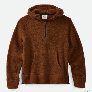 Todd Snyder X Champion Polartec Sherpa Hoodie in Burnt Toffee